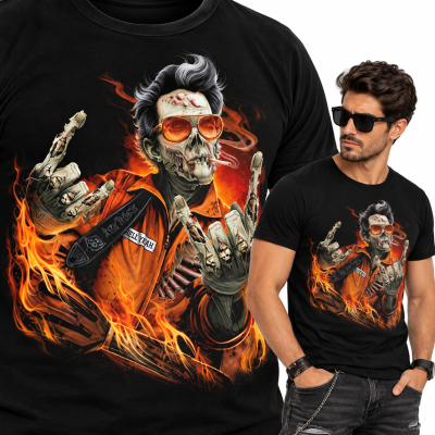 KOSZULKA HORROR HARDCORE SKULL